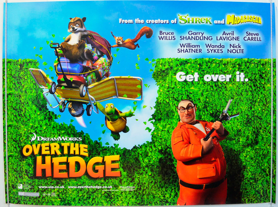 Over The Hedge  (Teaser / Advance Version)   Original British Quad Poster - Film Poster - Movie Poster 