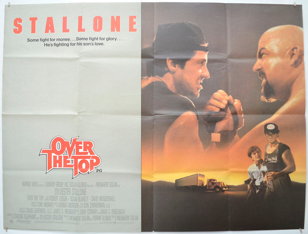 Over The Top  Original Quad Poster - Film Poster - Movie Poster