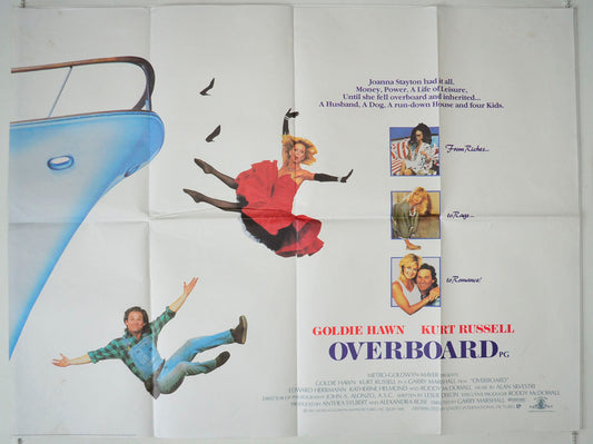 Overboard Original British Quad Poster - Movie Poster