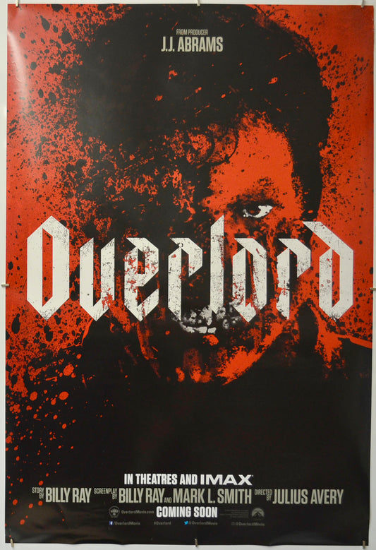 Overlord Original One Sheet Poster - Film Poster - Movie Poster