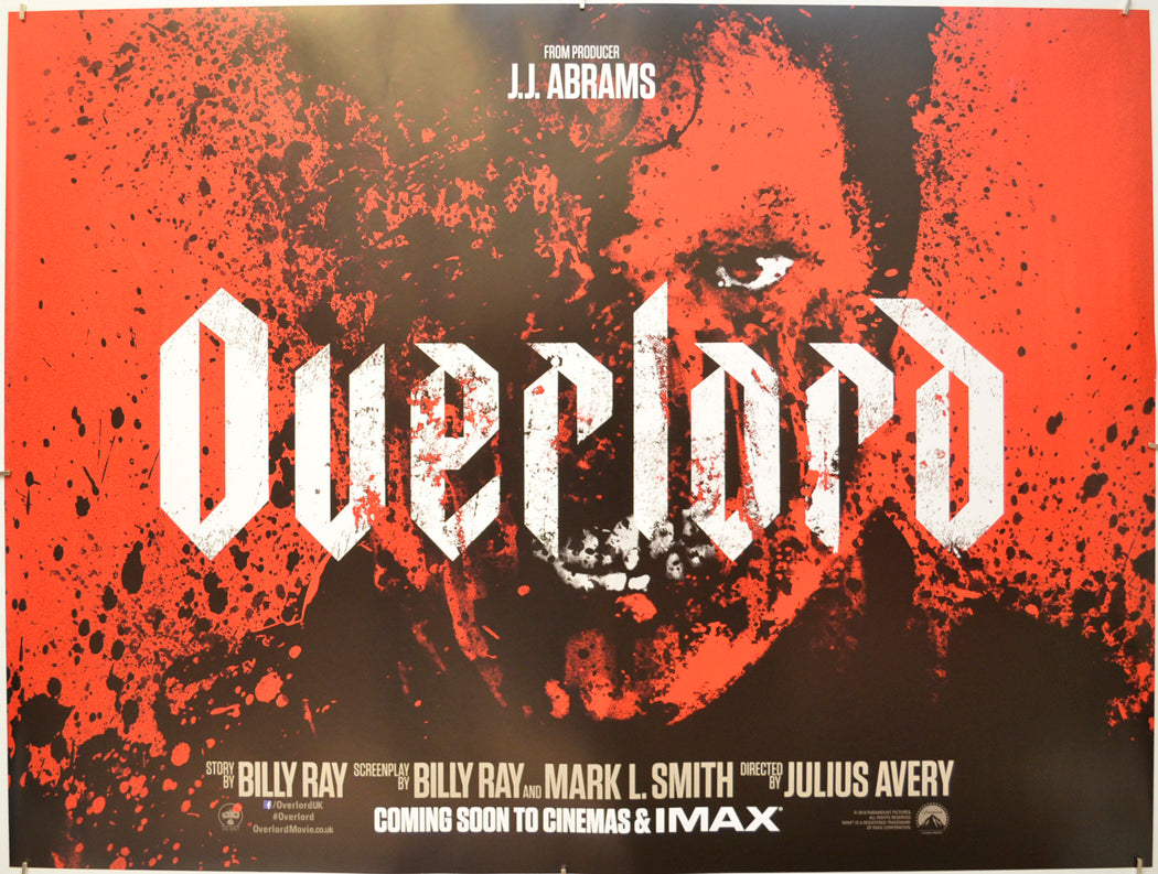 Overlord Original Quad Poster - Film Poster - Movie Poster