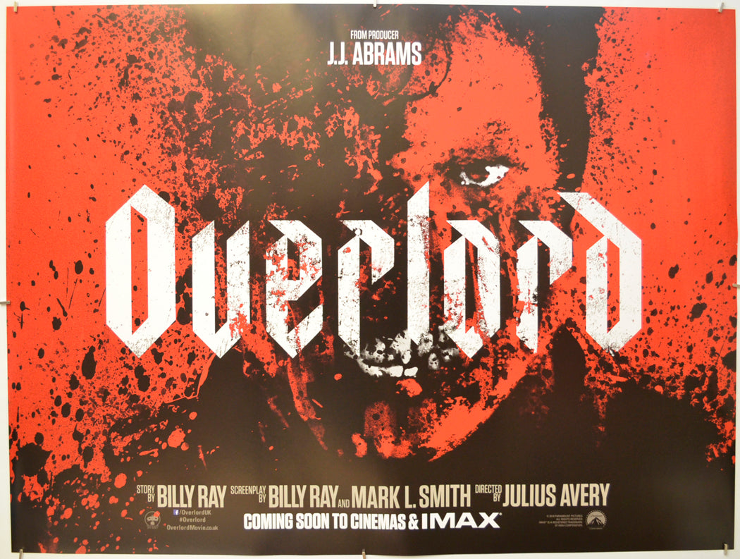 Overlord Original Quad Poster - Film Poster - Movie Poster