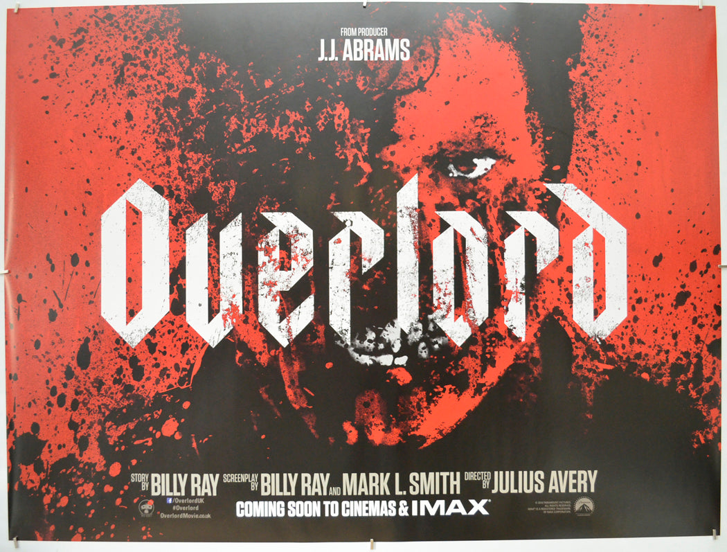 Overlord Original Quad Poster - Film Poster - Movie Poster  