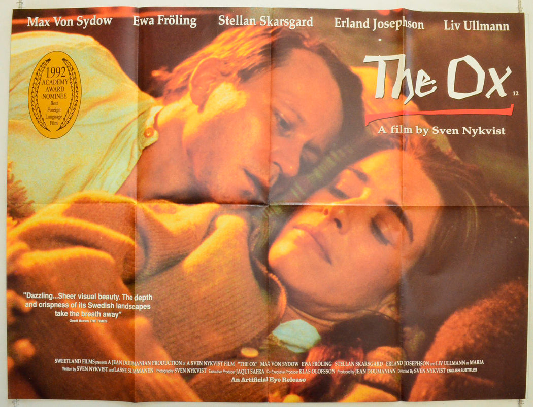 The Ox  (a.k.a Oxen)   Original British Quad Poster - Film Poster - Movie Poster 