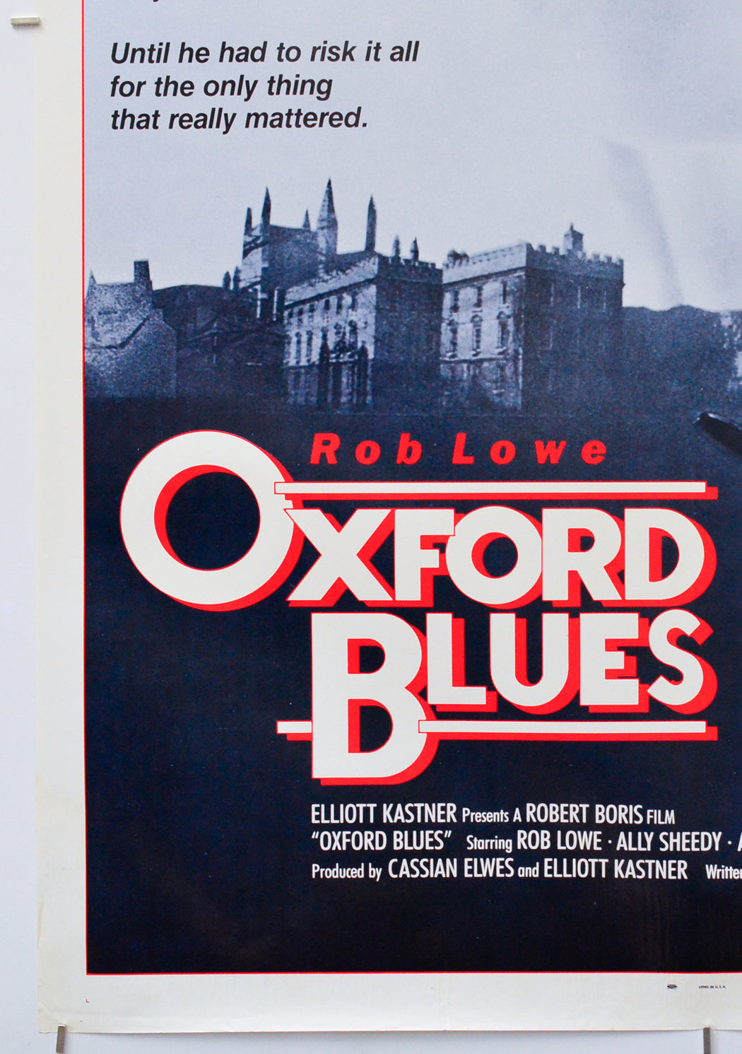 Oxford Blues (Bottom Left) Cinema One Sheet Movie Poster 