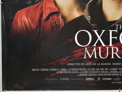 THE OXFORD MURDERS (Bottom Left) Cinema Quad Movie Poster 