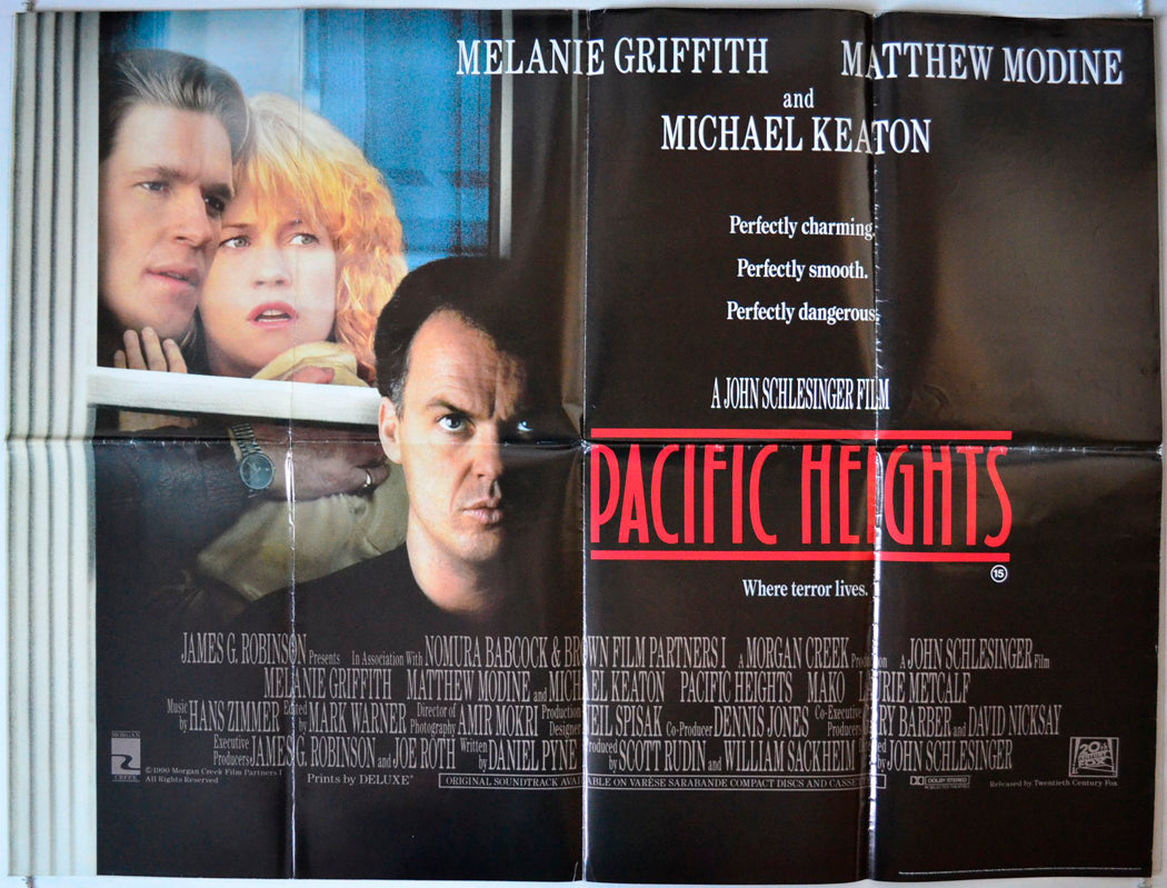 Pacific Heights Original British Quad Poster - Movie Poster