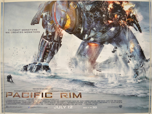 Pacific Rim  (Teaser / Advance Version)  Original Quad Poster - Film Poster - Movie Poster 