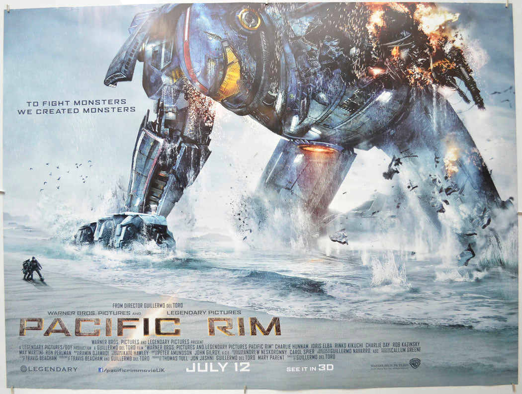 Pacific Rim (Teaser / Advance Version) Original Quad Poster - Film Poster - Movie Poster