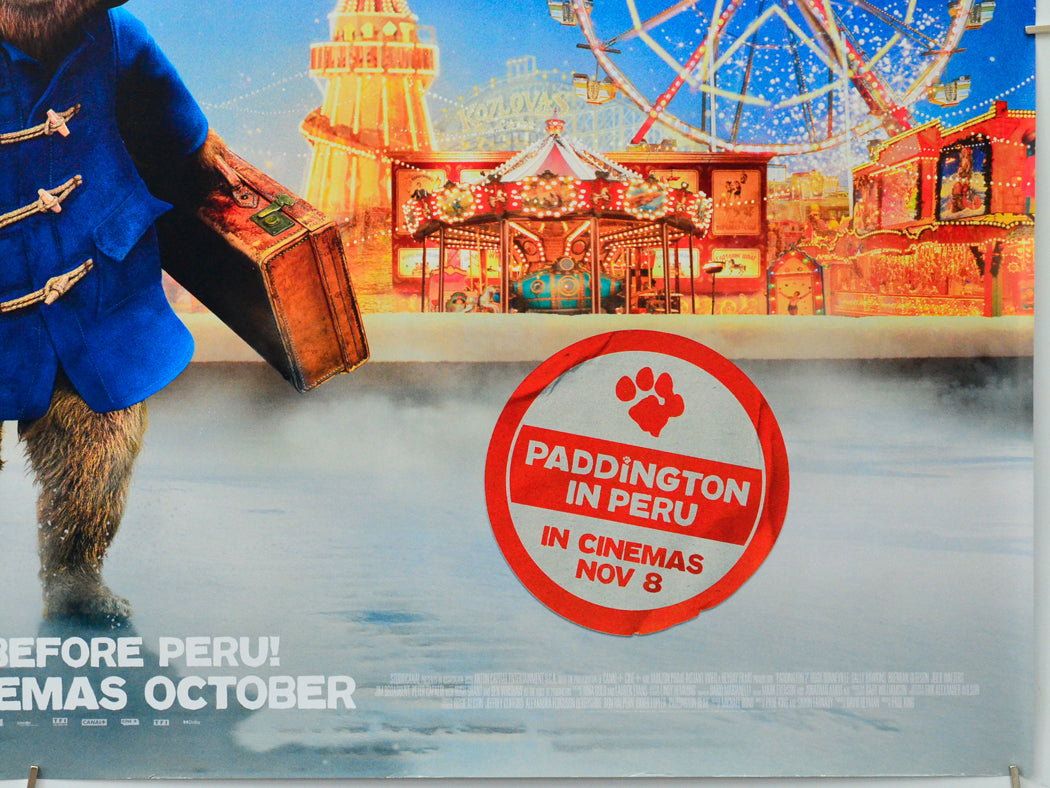 Paddington and Paddington 2 (Bottom Right) Cinema Quad Movie Poster 