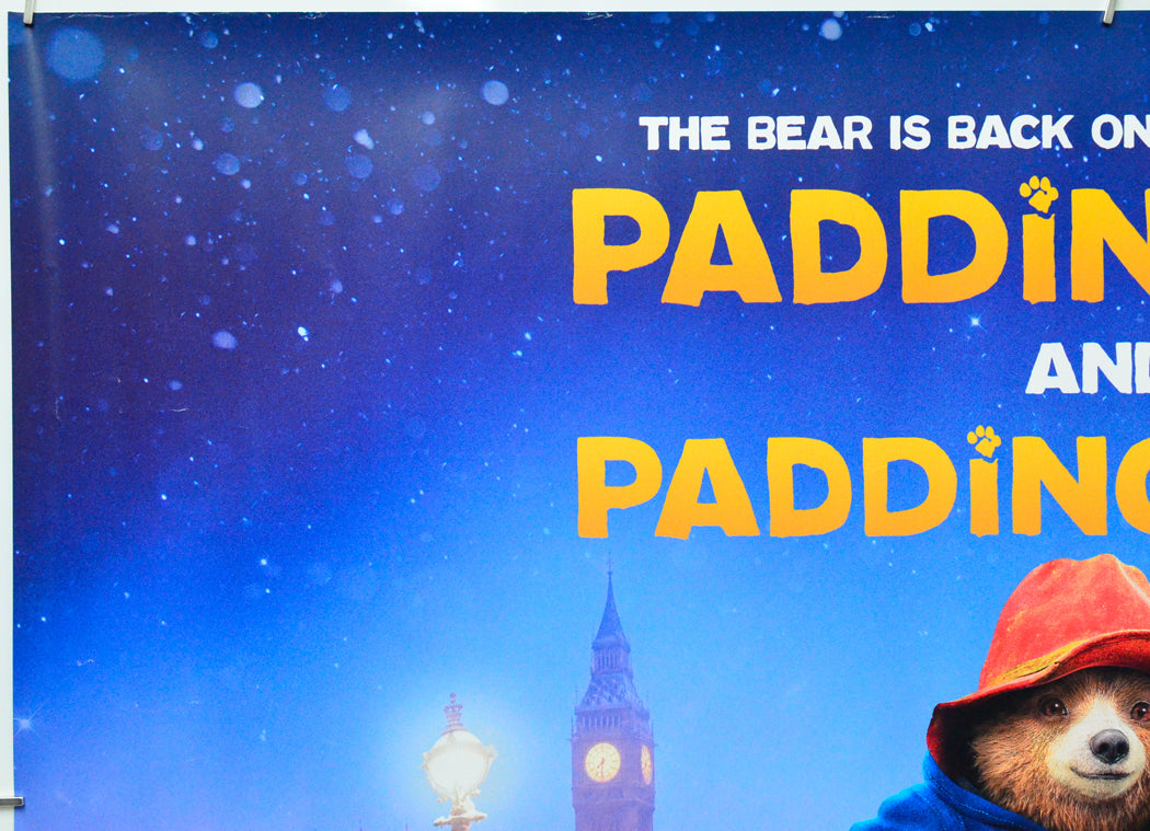 Paddington and Paddington 2 (Top Left) Cinema Quad Movie Poster 