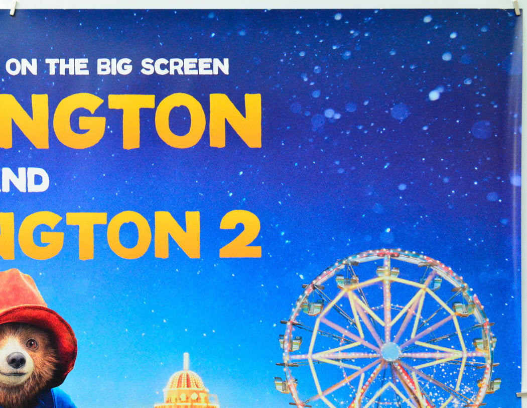 Paddington and Paddington 2 (Top Right) Cinema Quad Movie Poster 