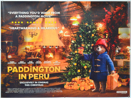 Paddington in Peru - Original Quad Poster - Film Poster - Movie Poster