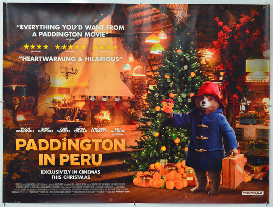 Paddington in Peru - Original Quad Poster - Film Poster - Movie Poster