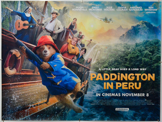 Paddington in Peru - Original Quad Poster - Film Poster - Movie Poster