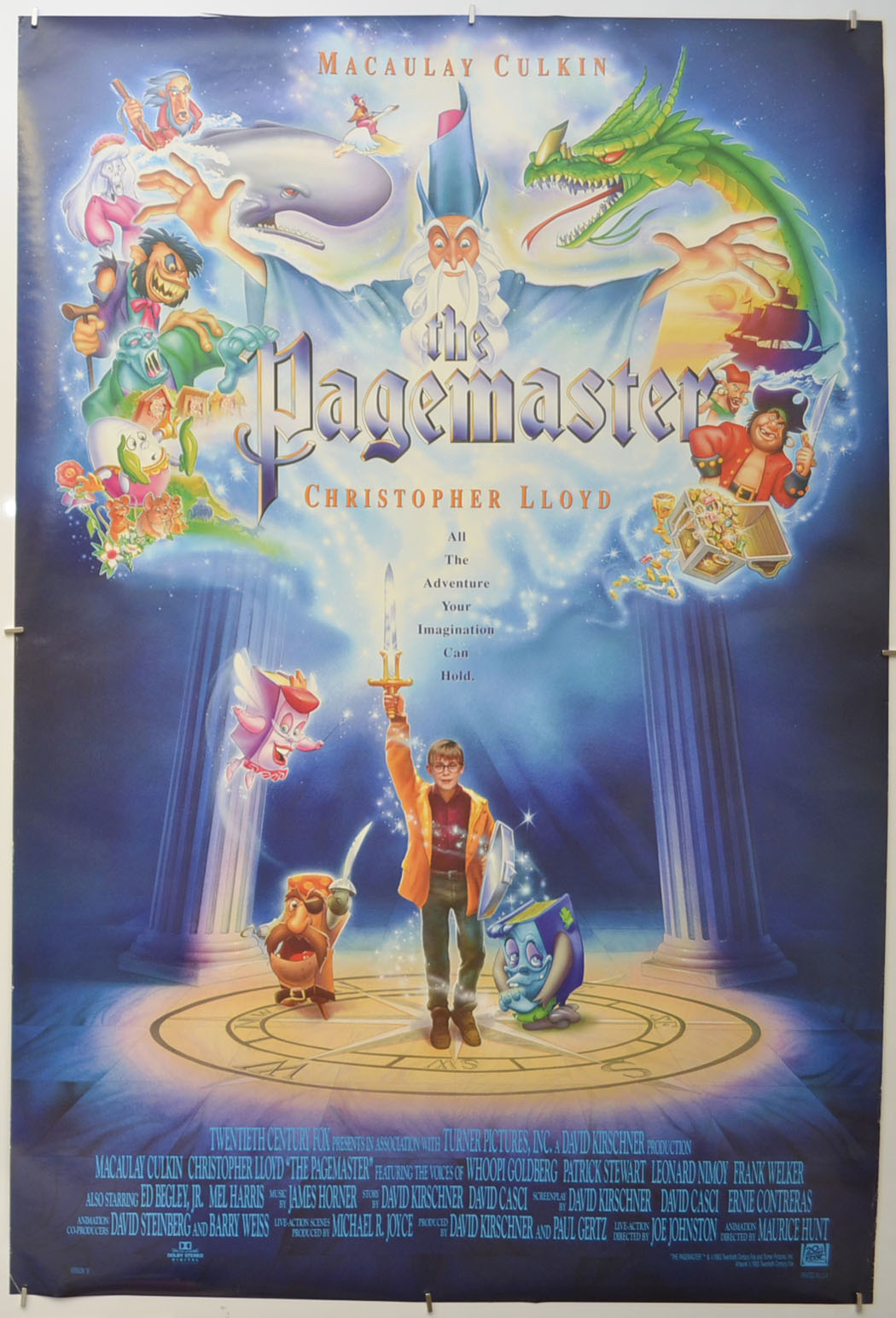 The Pagemaster Original One Sheet Poster - Film Poster - Movie Poster