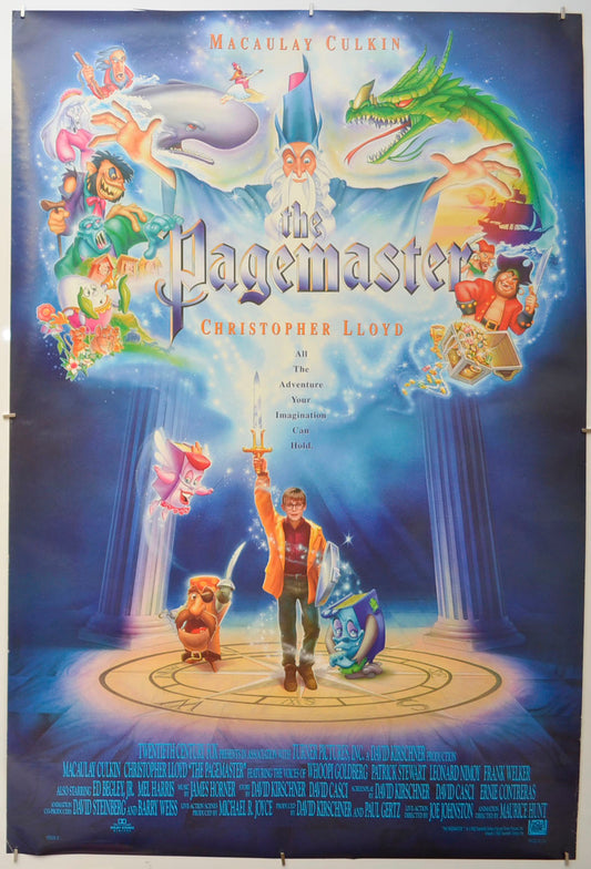 The Pagemaster Original One Sheet Poster - Film Poster - Movie Poster