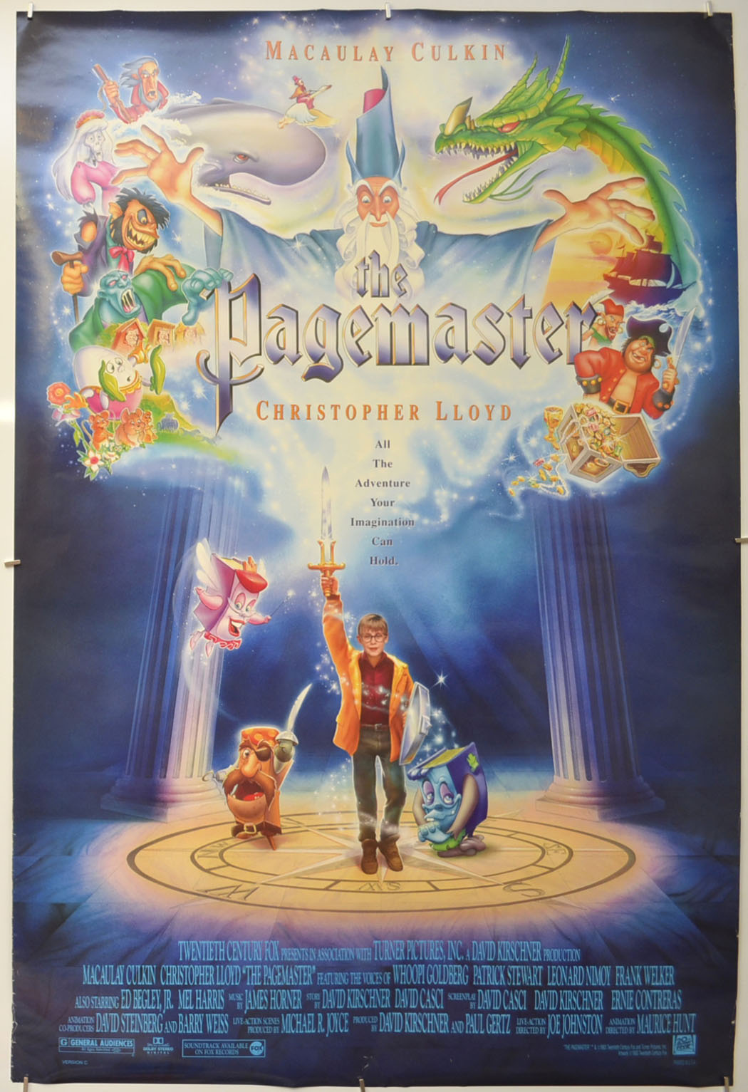 The Pagemaster Original One Sheet Poster - Film Poster - Movie Poster