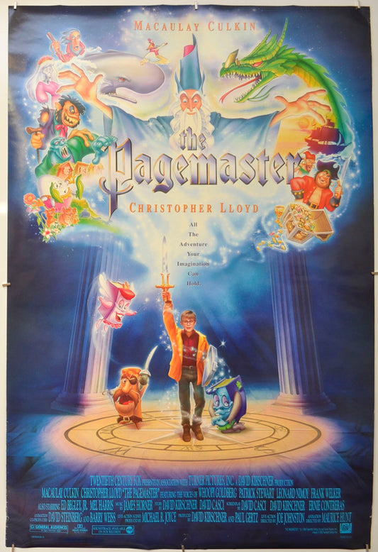 The Pagemaster Original One Sheet Poster - Film Poster - Movie Poster