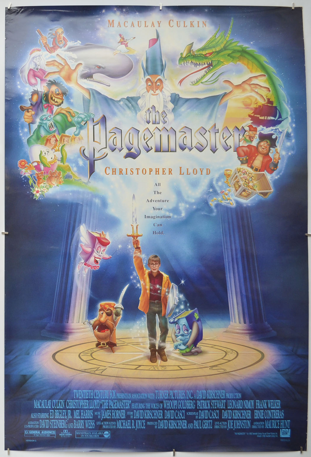 The Pagemaster Original One Sheet Poster - Film Poster - Movie Poster