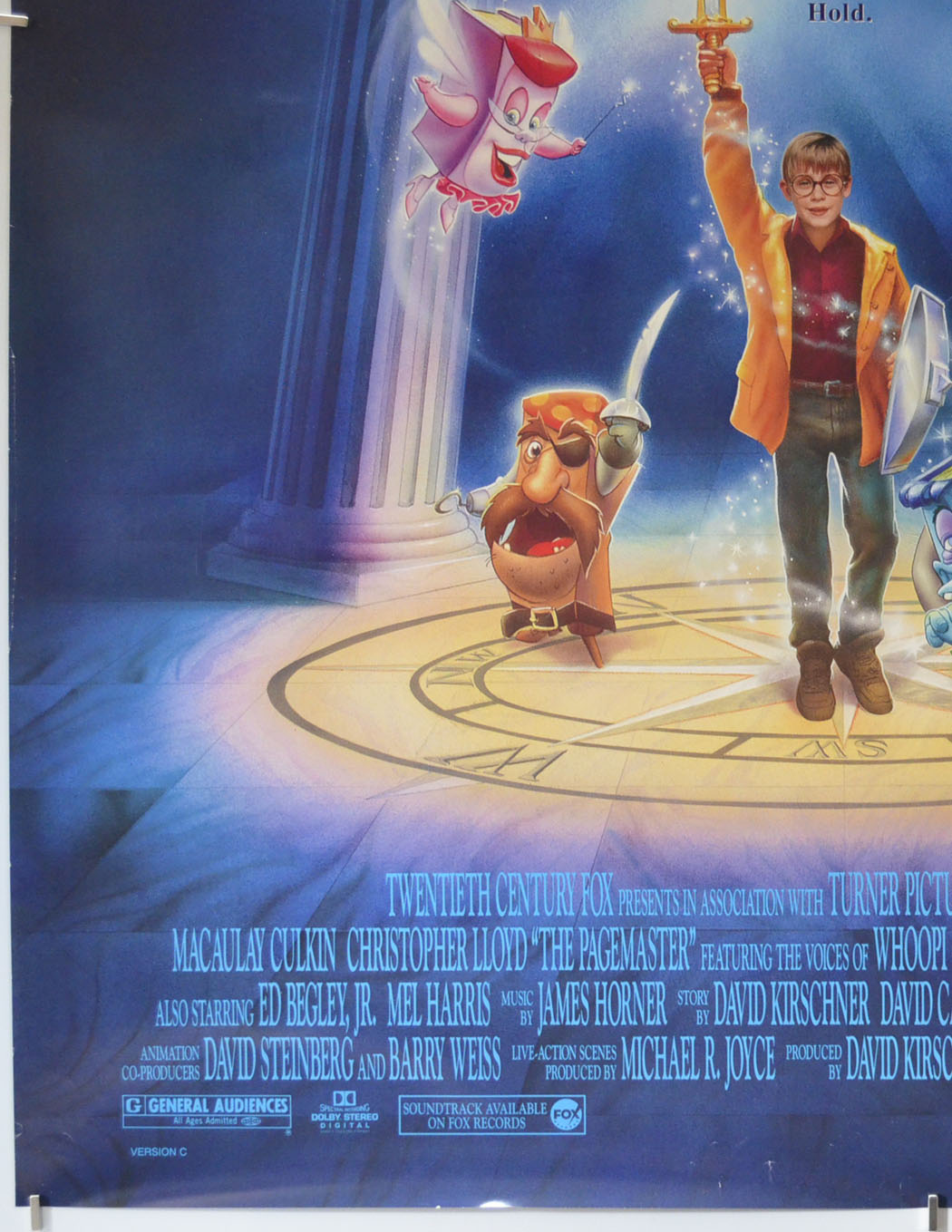 THE PAGEMASTER (Bottom Left) Cinema One Sheet Movie Poster 