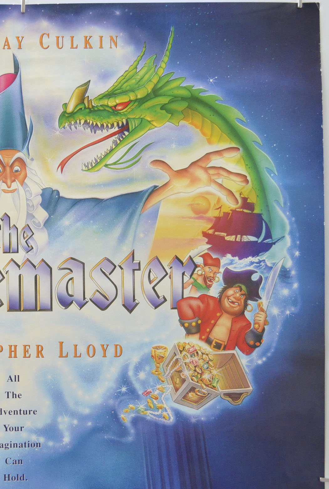 THE PAGEMASTER (Top Right) Cinema One Sheet Movie Poster 