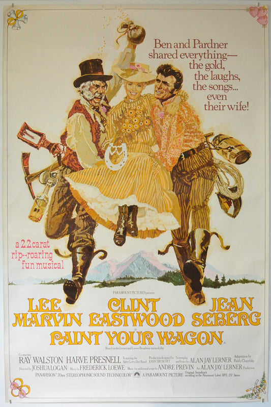 Paint Your Wagon  Original British 4 Sheet Poster  - Film Poster - Movie Poster