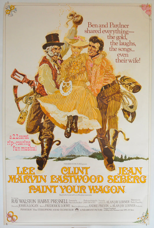Paint Your Wagon  Original British 4 Sheet Poster  - Film Poster - Movie Poster