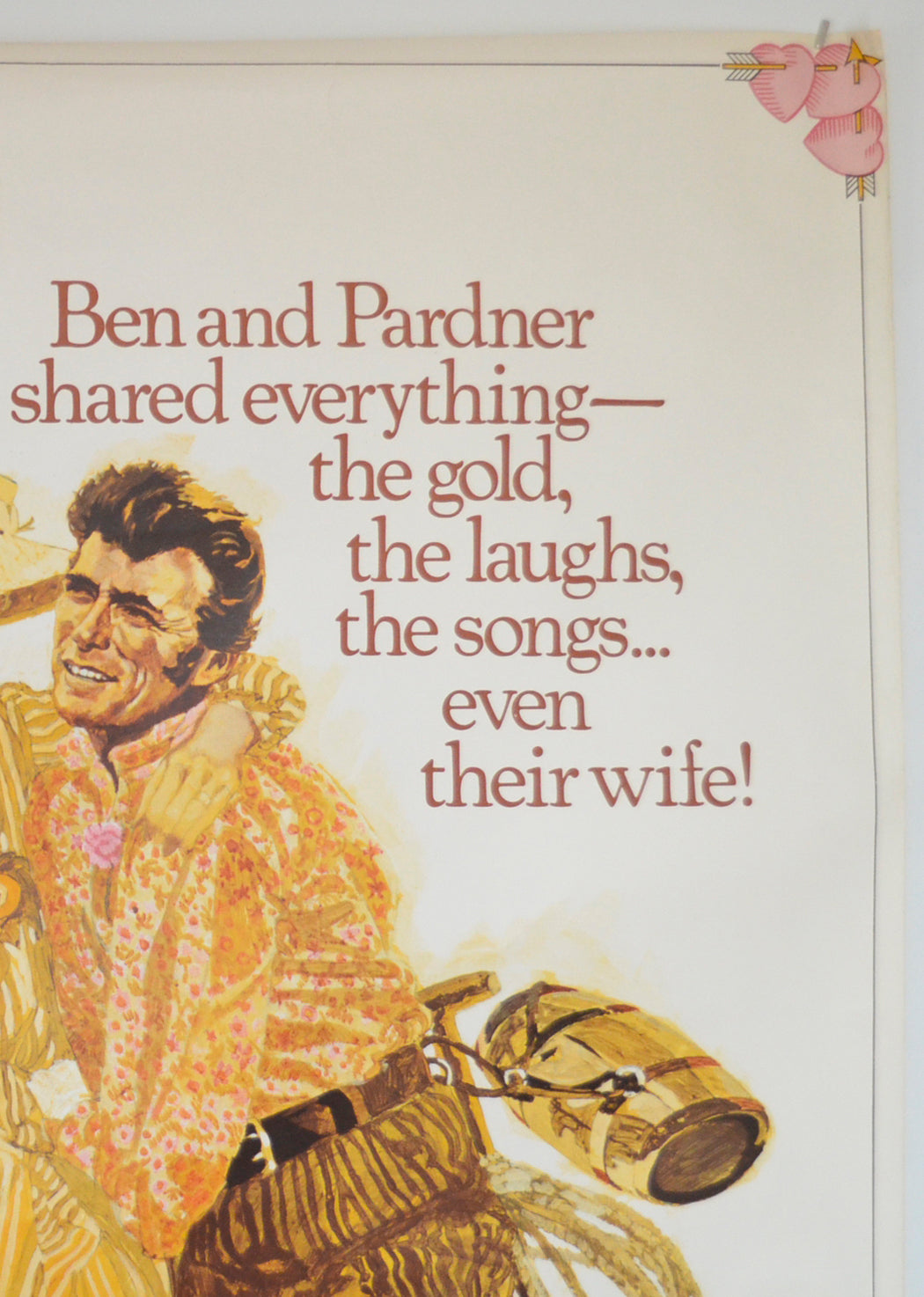 PAINT YOUR WAGON (Top Right) Cinema 4 Sheet Movie Poster 