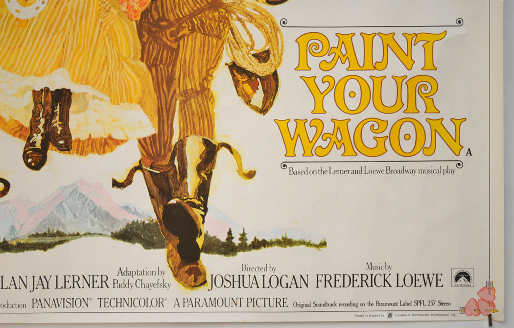 PAINT YOUR WAGON (Bottom Right) Cinema Quad Movie Poster 