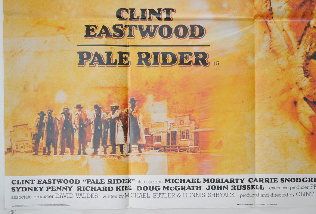 PALE RIDER (Bottom Left) Cinema Quad Movie Poster 