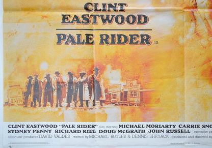 PALE RIDER (Bottom Left) Cinema Quad Movie Poster 