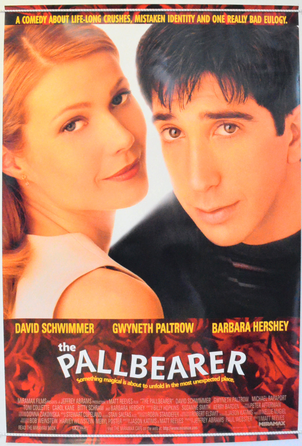 The Pallbearer  Original One Sheet Poster - Film Poster - Movie Poster 