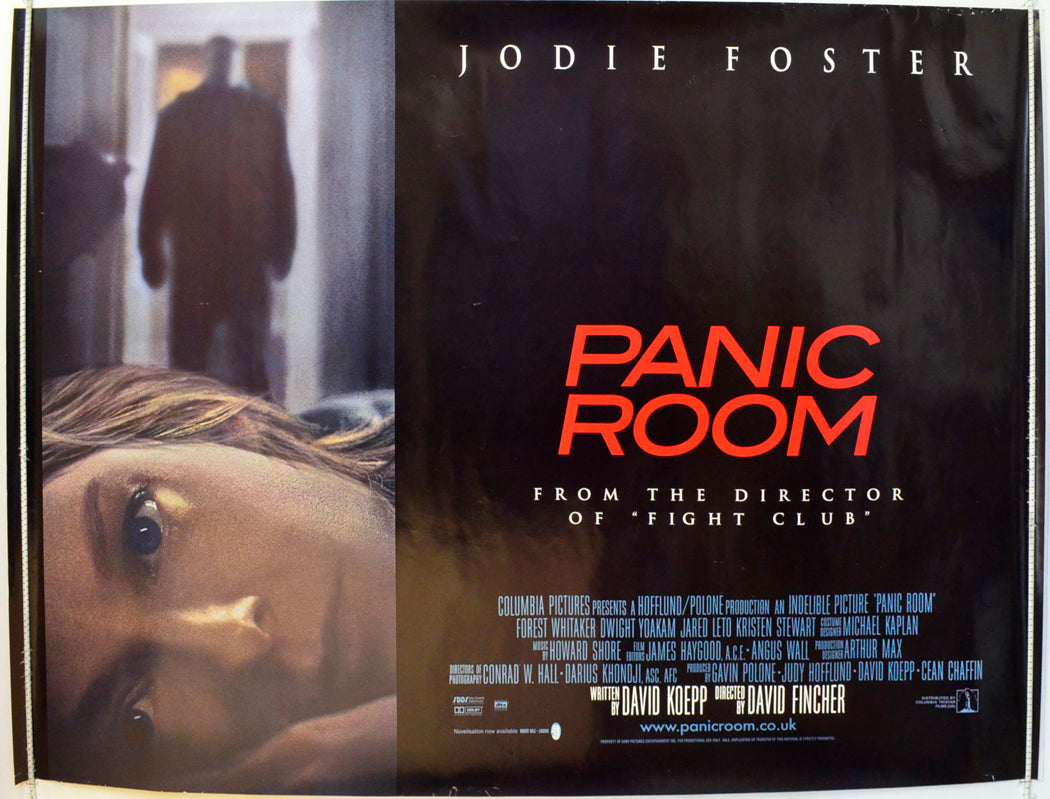 Panic Room Original British Quad Poster - Film Poster - Movie Poster 