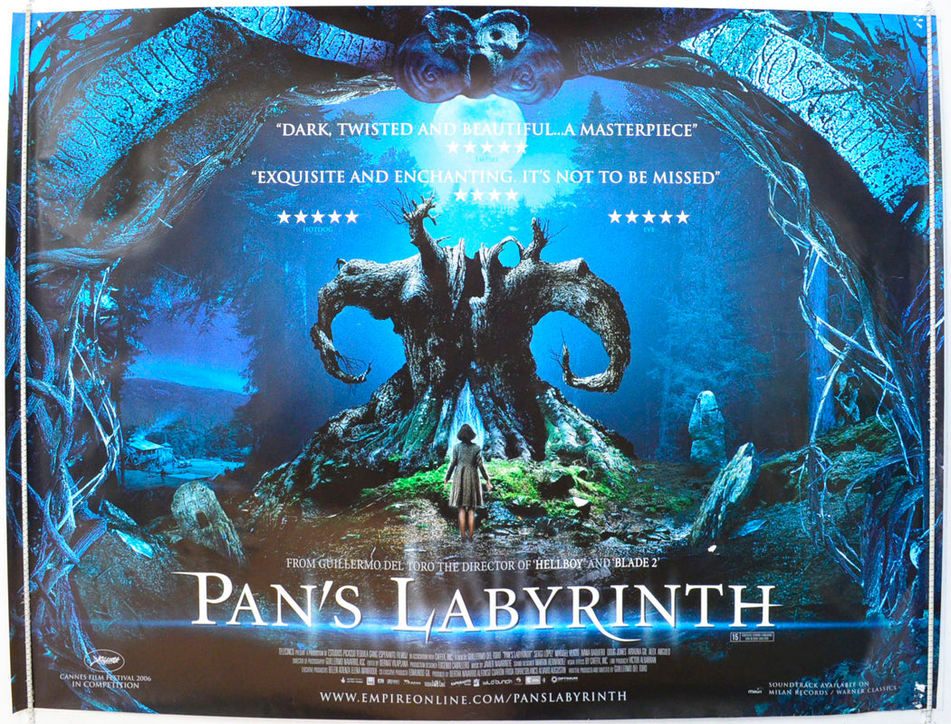 Pan's Labyrinth Original British Quad Poster - Film Poster - Movie Poster 