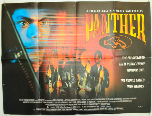 Panther Original British Quad Poster - Film Poster - Movie Poster 