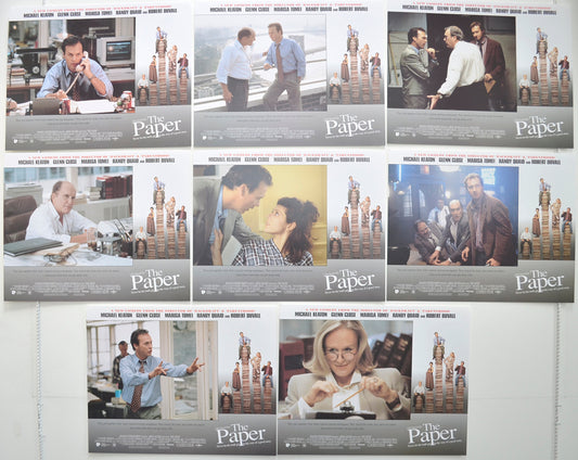 The Paper  Set of 8 Original Cinema Lobby Cards 