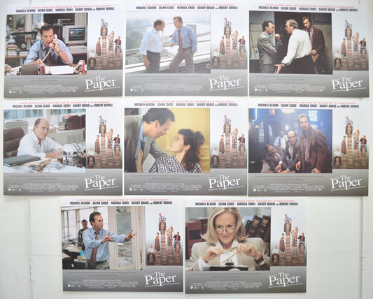 The Paper  Set of 8 Original Cinema Lobby Cards 