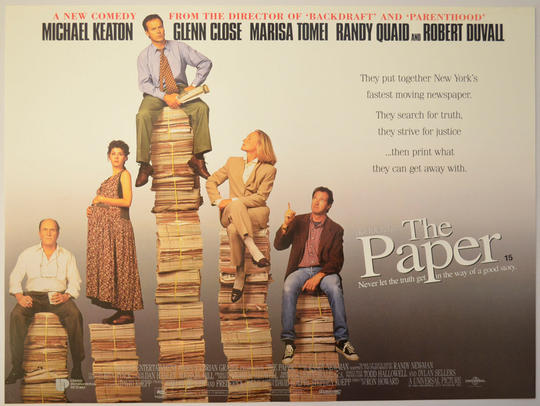 The Paper (Version 2) Original Mini Quad Poster - Film Poster - Movie Poster