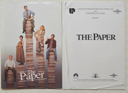 THE PAPER Original Cinema Press Kit 