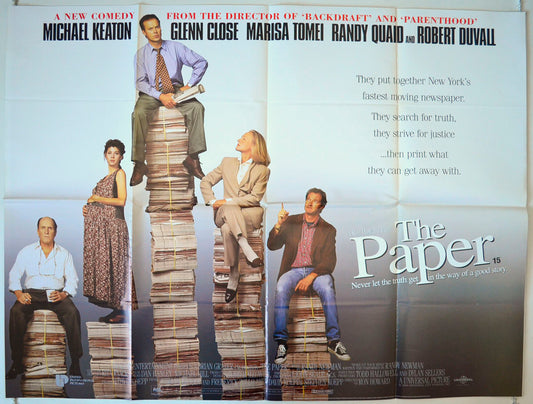 The Paper Original British Quad Poster - Movie Poster