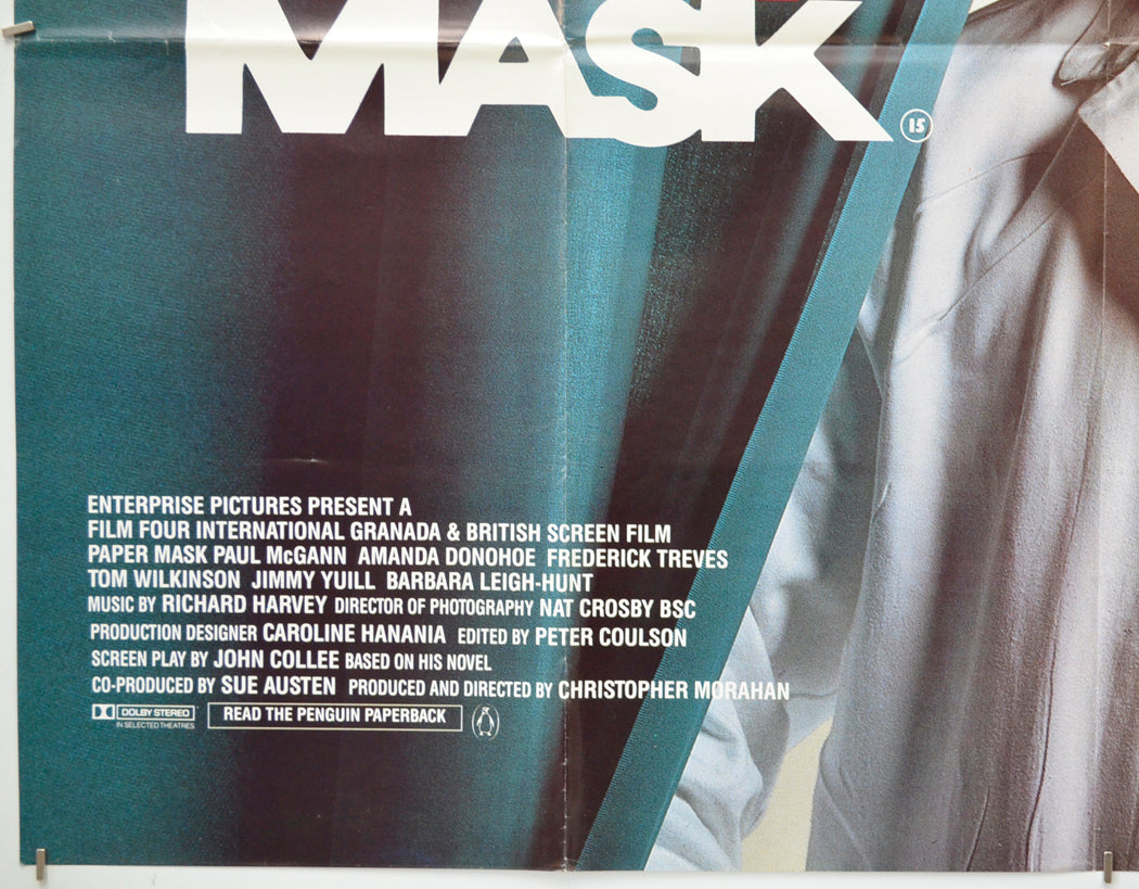 PAPER MASK (Bottom Left) Cinema Quad Movie Poster 