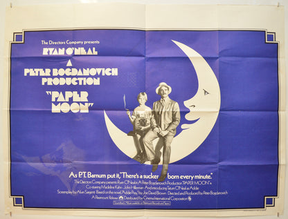 Paper Moon Original Quad Poster - Film Poster - Movie Poster  