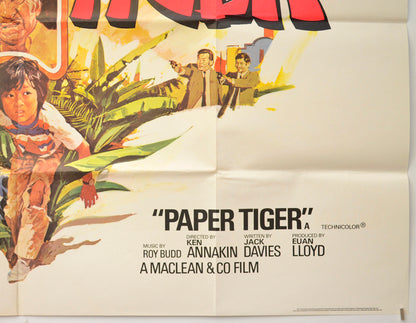 PAPER TIGER (Bottom Right) Cinema Quad Movie Poster 