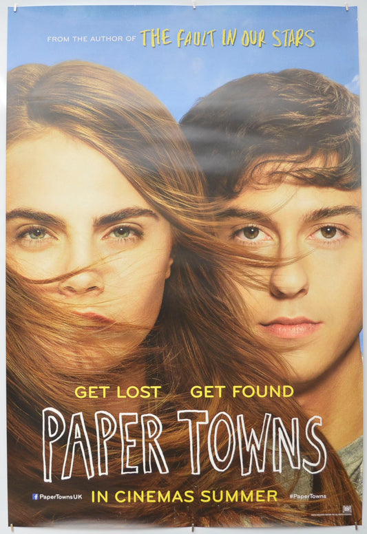 Paper Towns Original One Sheet Poster - Film Poster - Movie Poster