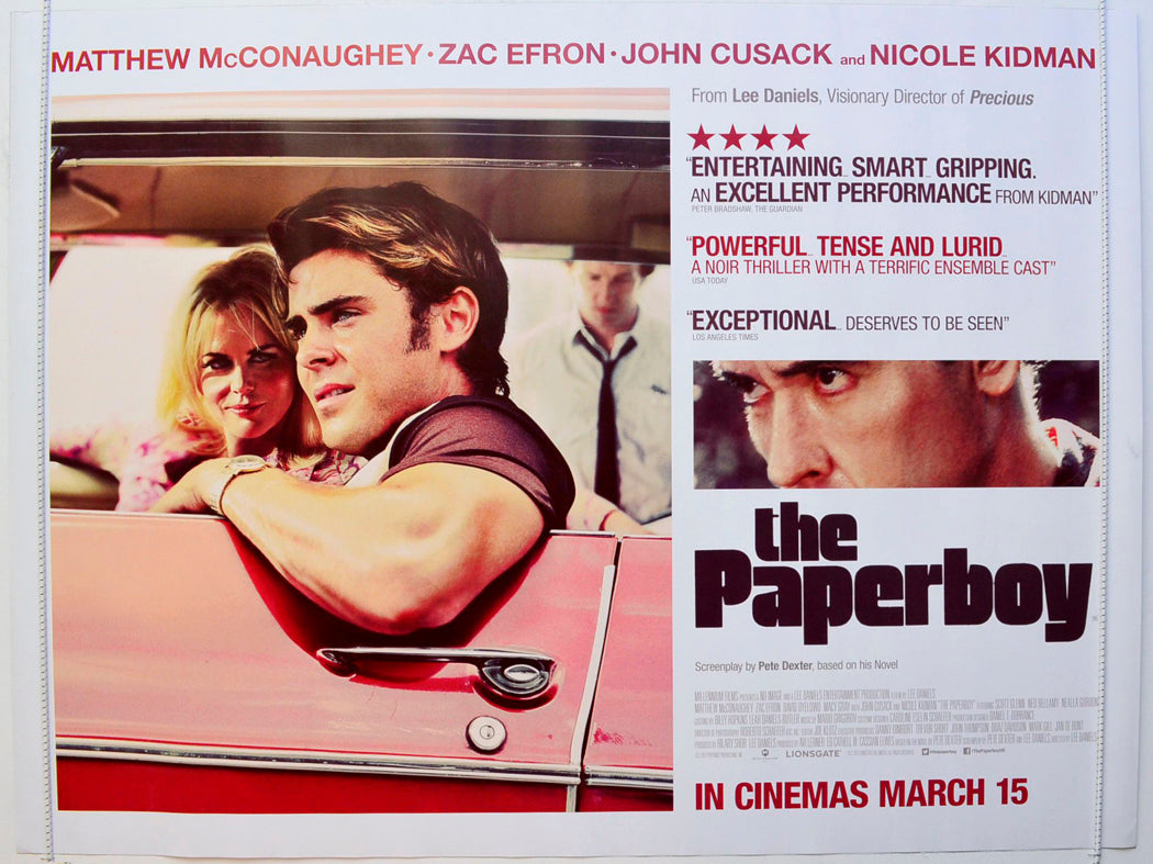 “The Paperboy” Original British Quad Poster - Film Poster - Movie Post ...
