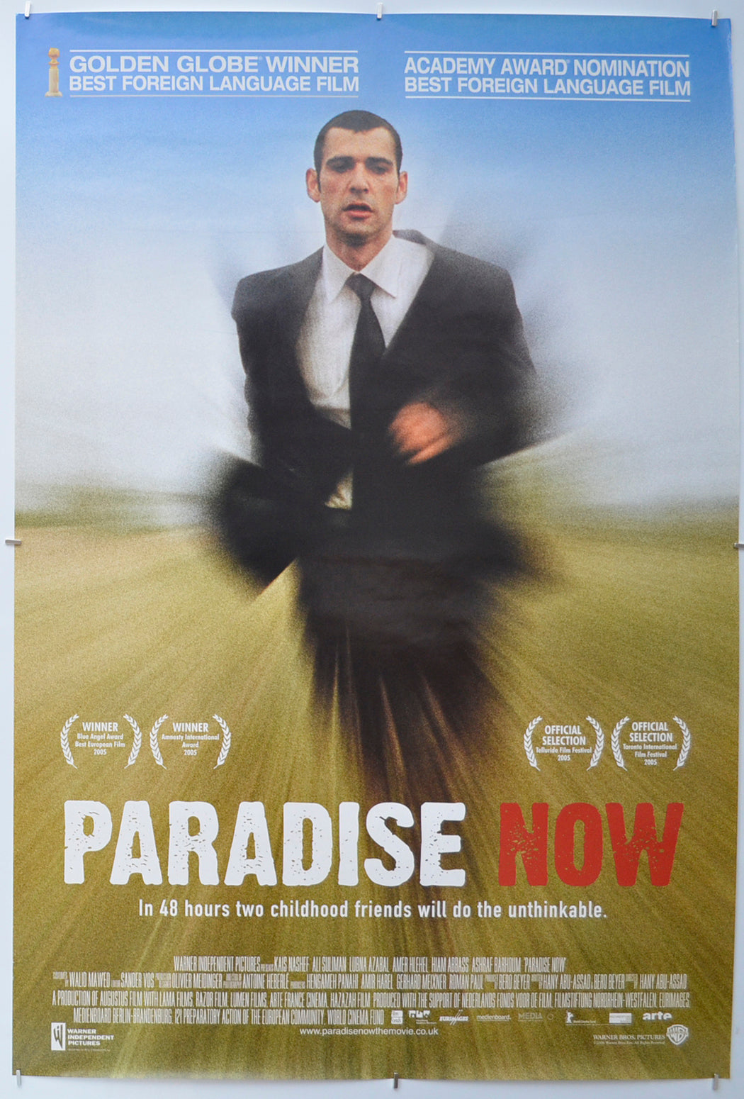 Paradise Now Original One Sheet Poster - Film Poster - Movie Poster