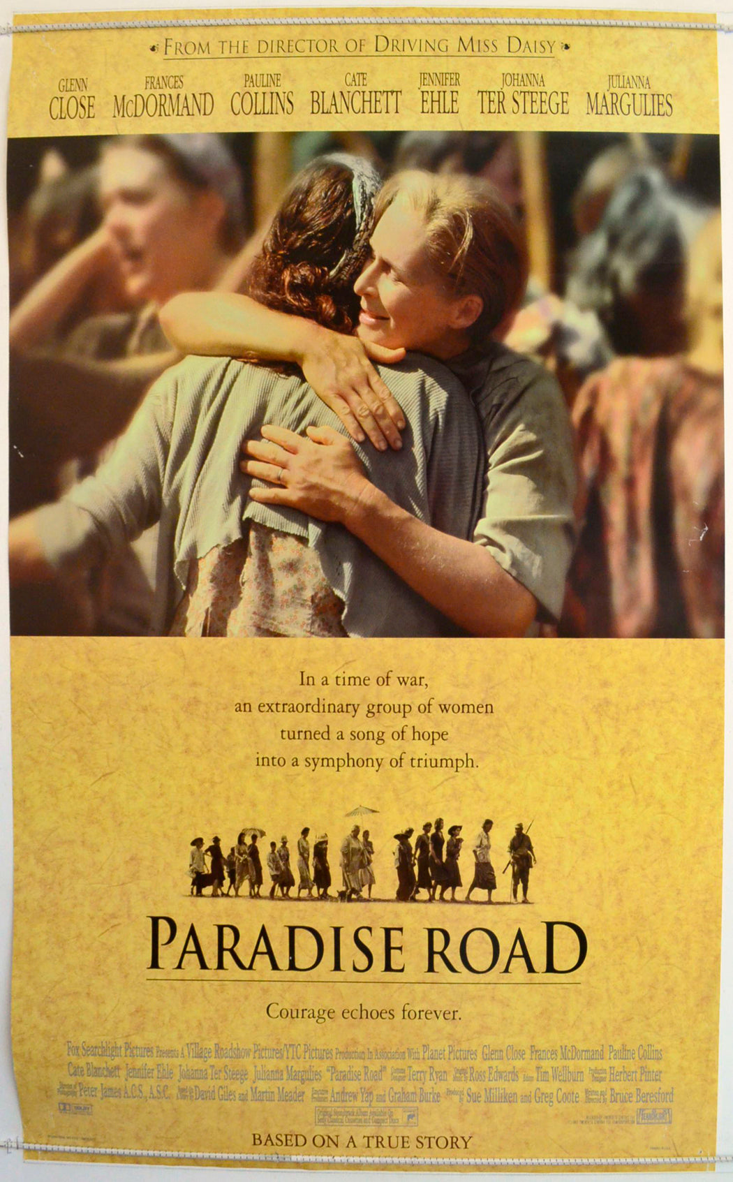 Paradise Road Original One Sheet Poster - Film Poster - Movie Poster 