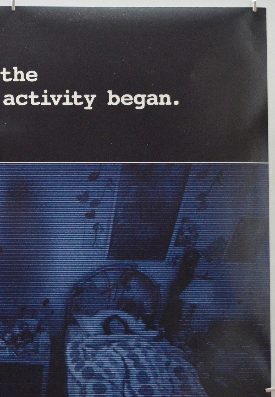 Paranormal Activity 3 (Top Right) Cinema One Sheet Movie Poster 