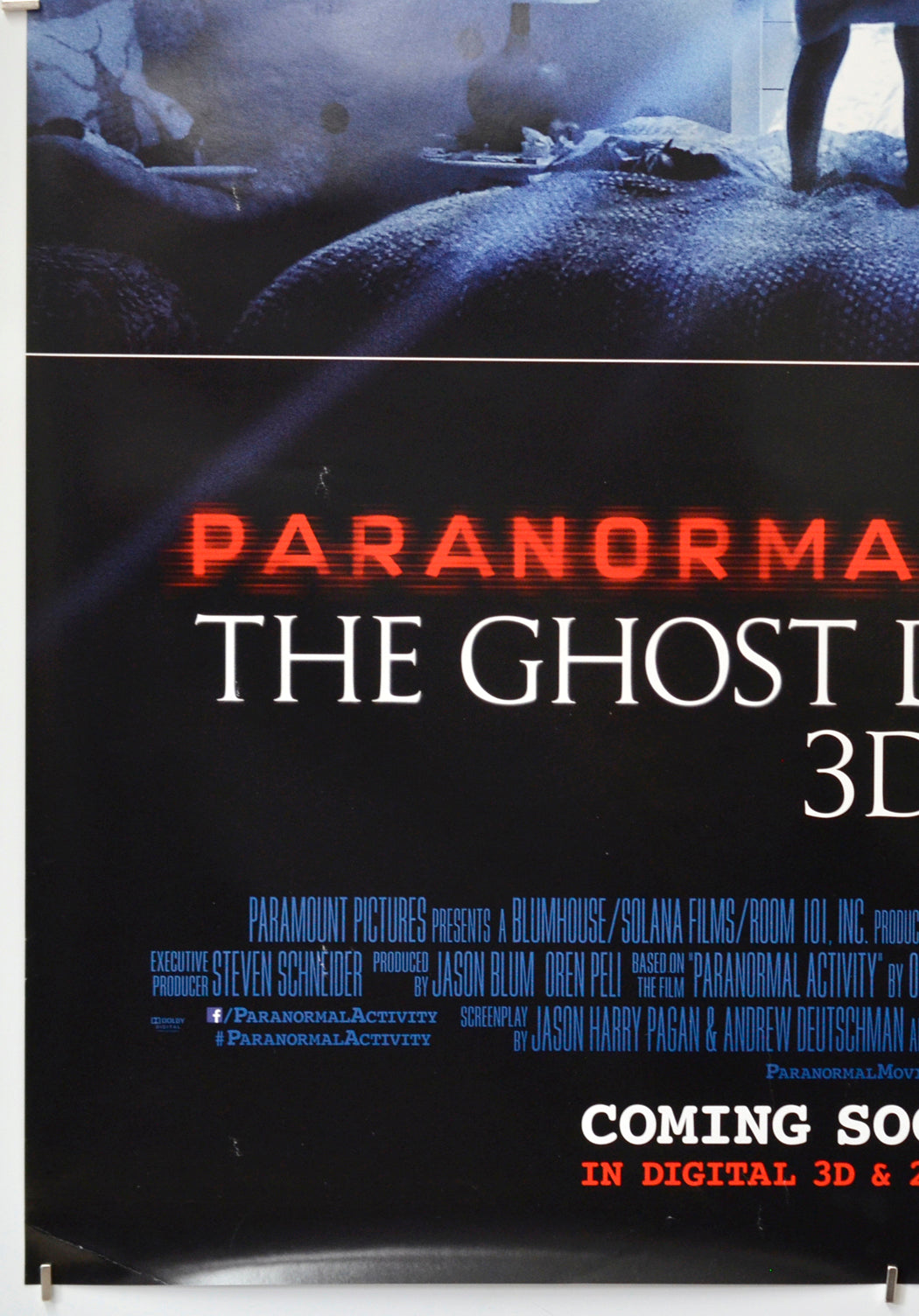 Paranormal Activity: The Ghost Dimension (Bottom Left) Cinema One Sheet Movie Poster 